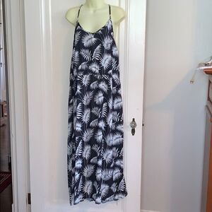 NWT Grayson Threads black‎ & white strappy dress